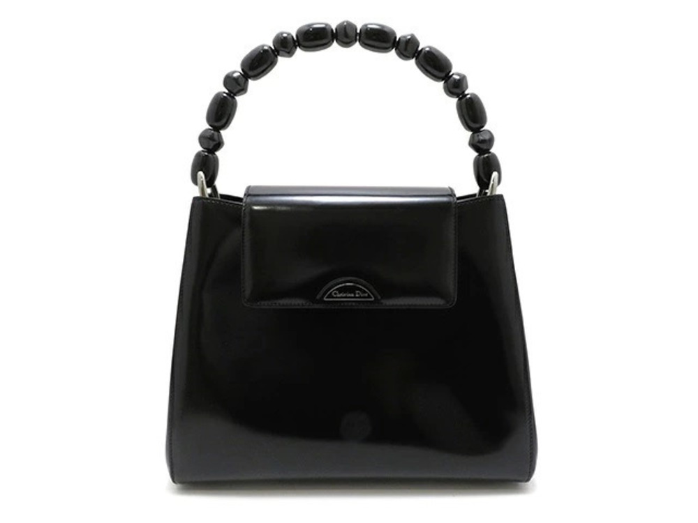 Christian Dior handbag black calfskin